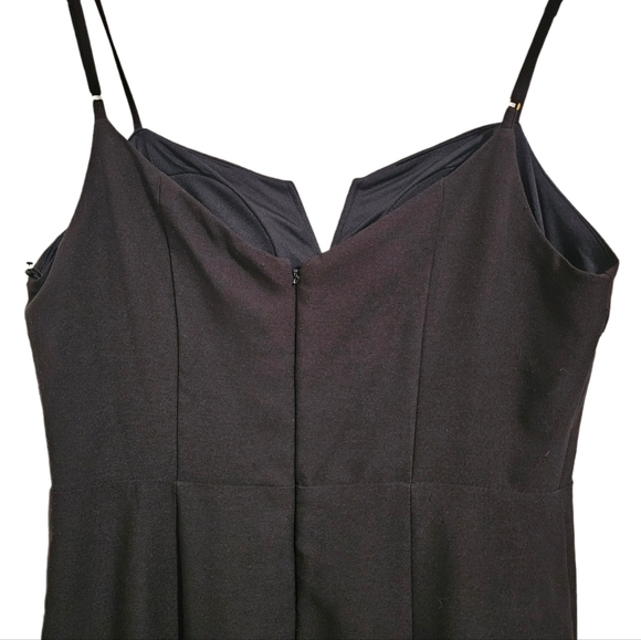 Shelli Segal black flutter cocktail party dress NWT size 12 - Picture 6 of 11